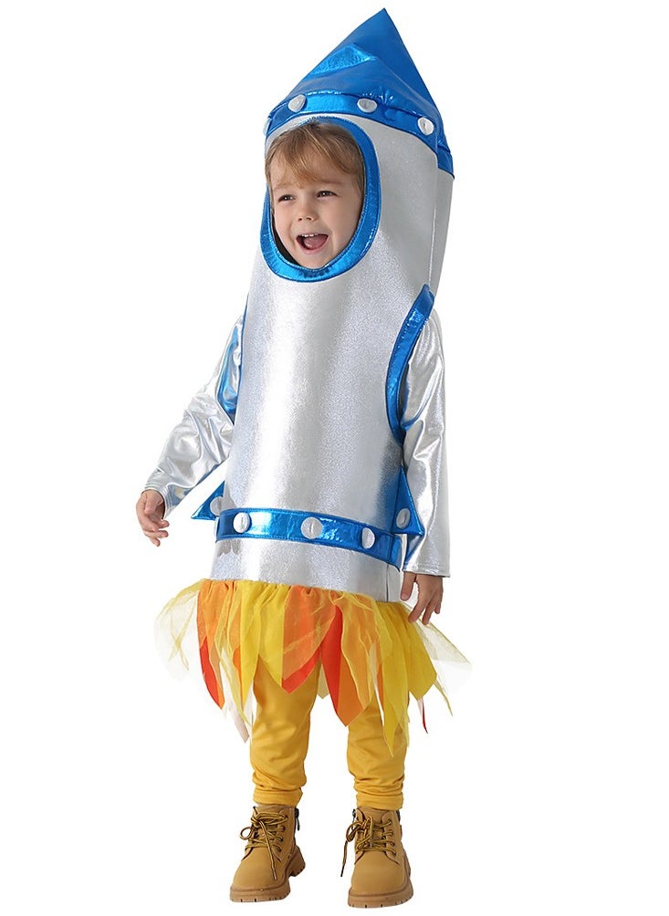 Al Aoyama Children's rocket cosplay for sports games, space stage costumes, space suits, astronauts  - Image 4