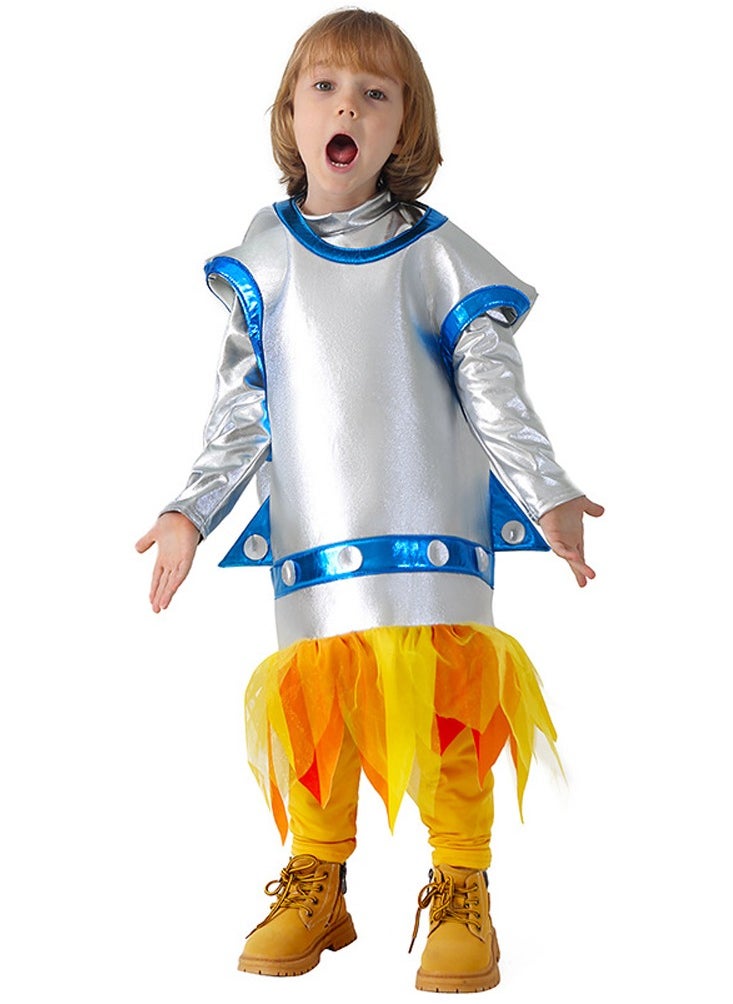 Al Aoyama Children's rocket cosplay for sports games, space stage costumes, space suits, astronauts  - Image 5