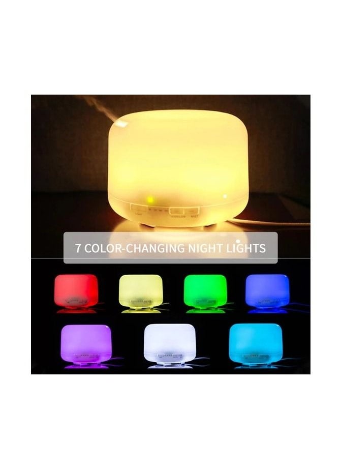 Generic - 500ml Essential Oil Diffuser Mist Humidifier Diffuser Colorful - Image 1