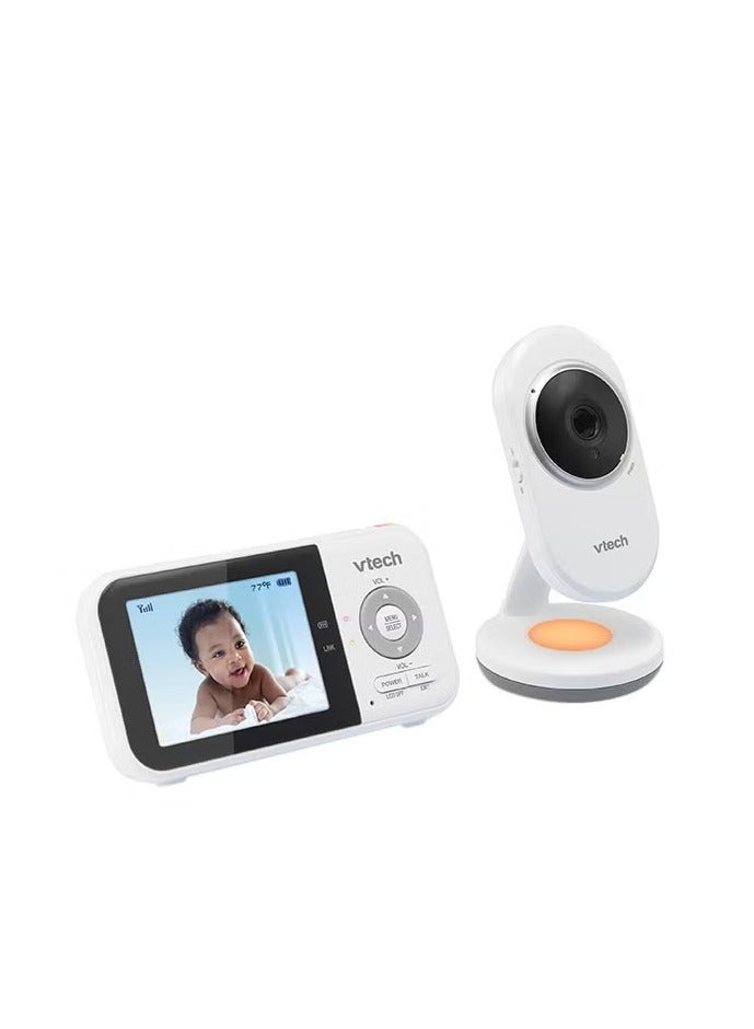 vtech VM819 Baby Monitor with Camera and Audio 2.8  Screen Portable Baby Camera  Night Vision 2 Way Audio Temperature Sensor and Lullabies Secure Transmission No WiFi Ideal for Baby Elderly Pet - Image 1