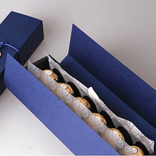 BBC BAKERY 6 Cavity Chocolate Gift Packaging Box Wedding Party Favor Boxes-Set of 10 (6 cavity) - Image 2