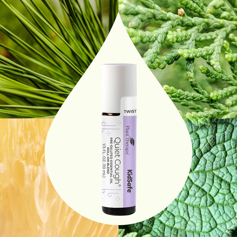 Plant Therapy زيت أساسي مخفف مسبقًا للأطفال لتهدئة السعال 10 مل 13 أونصة 100% درجة علاجية نقية - Image 3