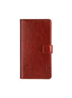 IDEWEI Case For Motorola Moto E13 Crazy Horse Texture Leather Phone Case with Holder  - Image 2
