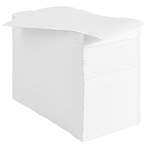 Vplus 200 Pack Premium Quality Guest Towels Disposable Dinner Napkins Soft Absorbent Party Napkins for Wedding ReceptionParties Dinners or Catering Eventsand Everyday Use White 200