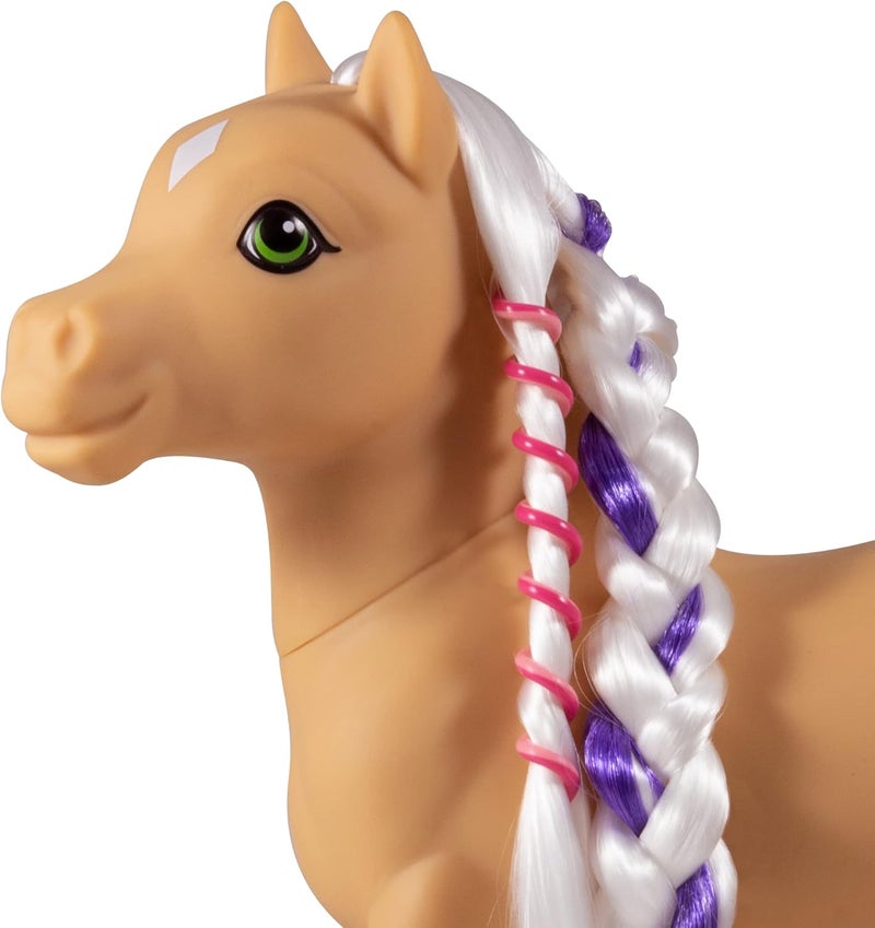 Breyer Horses Mane Beauty Styling Pony  Sunflower  Blonde ExtraLong Silky No Tangle Mane  10 x 35 x 95  9 Accessories and 30 Hair Bands  Horse Toy  Model 7415 - Image 4