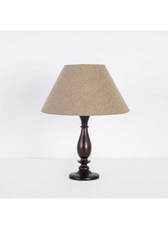 تبس هوم لمب مصباح طاولة معدني - بني - Image 3