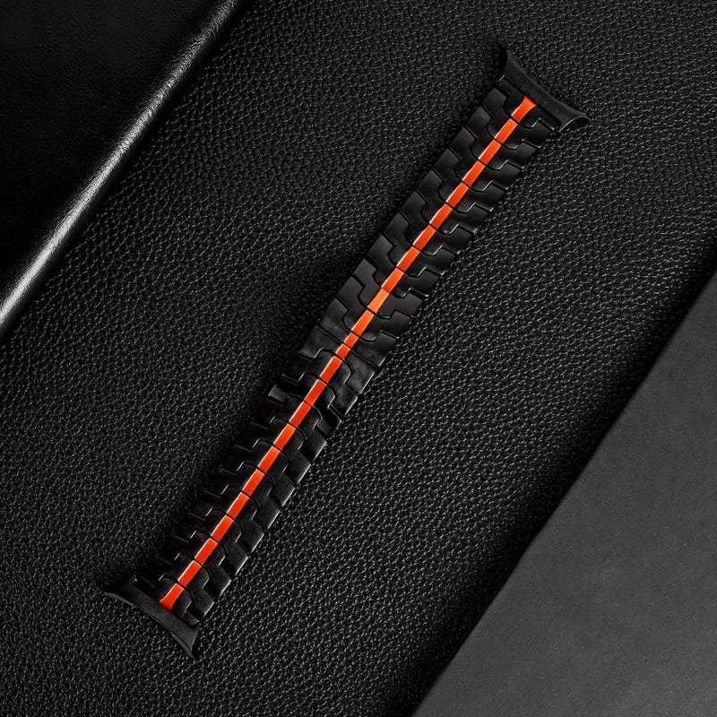 Titanium Steel Watch Strap 47mm: Secure Safety Buckle - Iron Man Inspired Design Galaxy Watch 7 Ultra Band for Samsung Smartwatch Replacement - Image 4