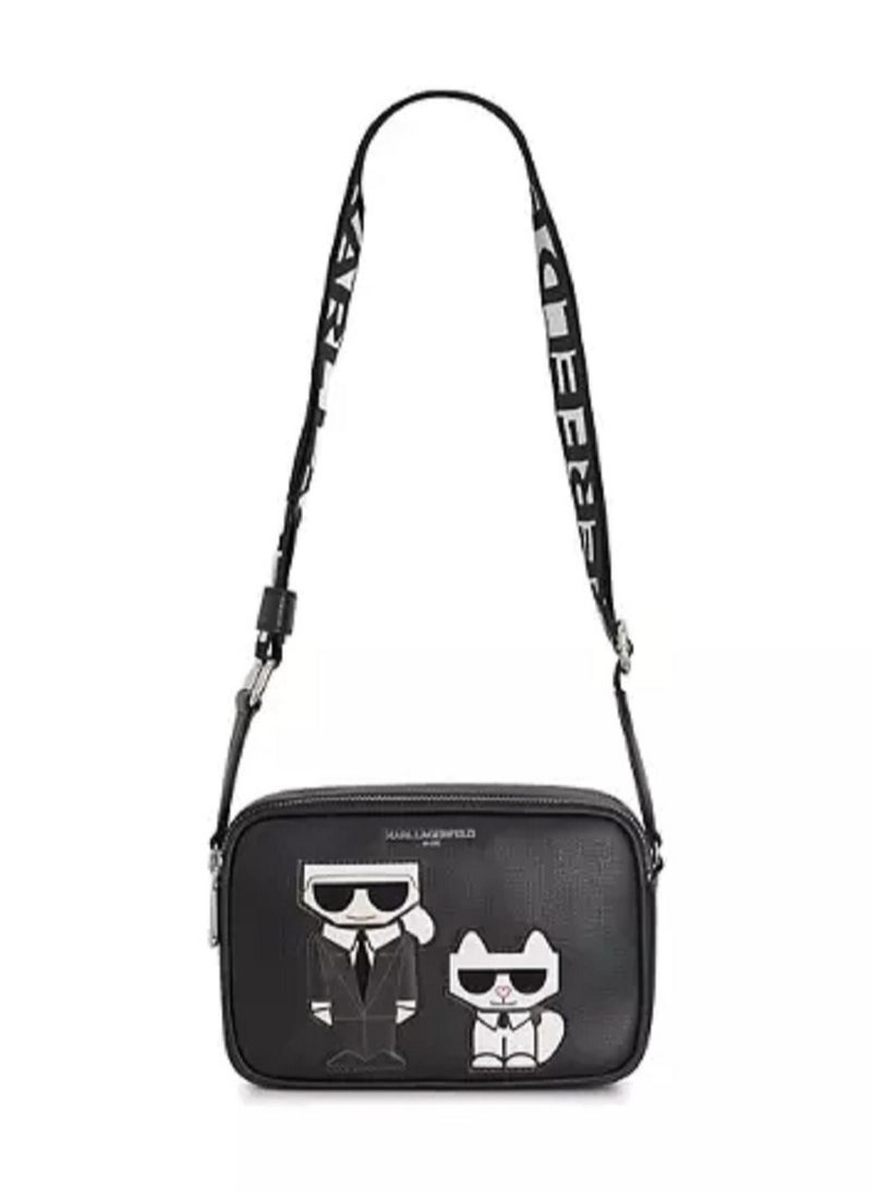 Karl Lagerfeld Paris - Karl Lagerfeld Maybelle Double Zip Charm Crossbody - Image 1
