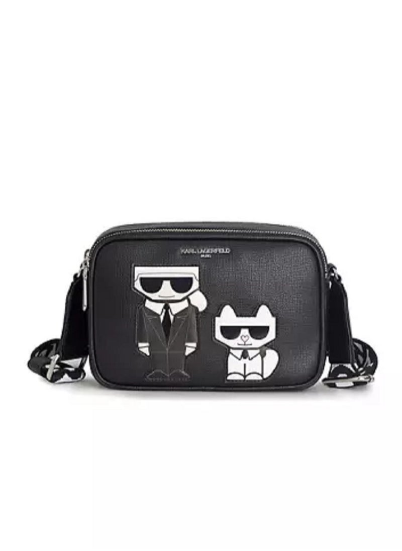 Karl Lagerfeld Paris - Karl Lagerfeld Maybelle Double Zip Charm Crossbody - Image 1