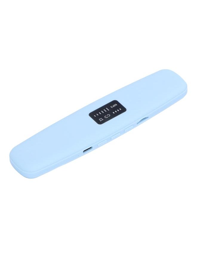 Thoraya - Bone Conduction Sleep Speaker Stereo Sound Portable Wireless Bluetooth Under Pillow Sleep Speaker MP3 Player for Home Blue - Image 1