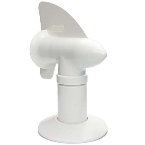 RotoVent RV Sewer Vent, RV Rotating Sewer Vent Cover, 360 Rotating Siphon RV Vent for Holding Tank - White, 1 Pack - Image 1