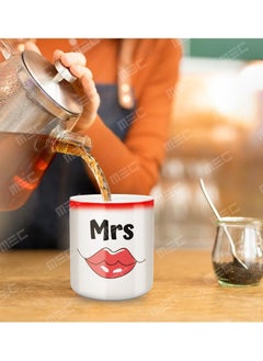 MEC Mrs Color Changing Magic Mug Mug Printed Coffee Mug 11Oz Inner Heartshape  - Image 3