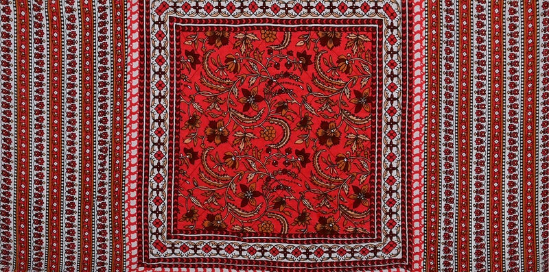 Blizz Mont | Ethnic Motif Printed Cushion Cover | Pure Cotton | Size- 16 x 16 inches- Set of 5- (BM1022-MAROON-JL)-C1 - Image 3