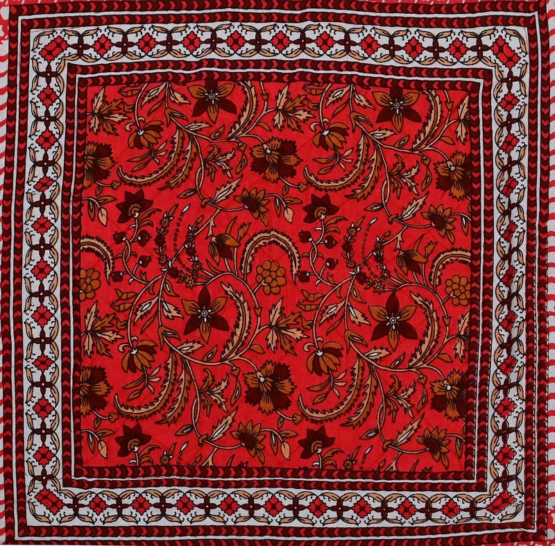 Blizz Mont | Ethnic Motif Printed Cushion Cover | Pure Cotton | Size- 16 x 16 inches- Set of 5- (BM1022-MAROON-JL)-C1 - Image 4