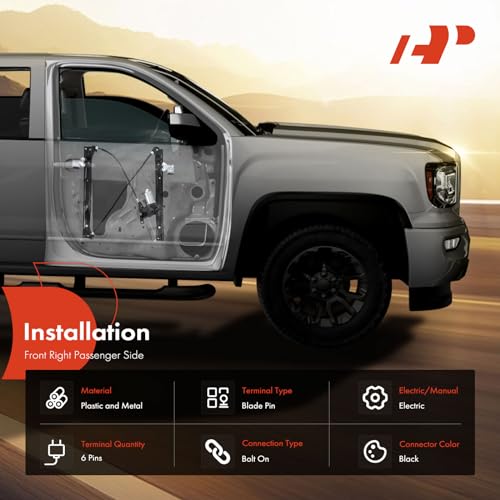 A-Premium Power Window Regulator with Motor Compatible with Land Rover Discovery L462 2017-2020 with Auto-up Front Passenger Side - Image 3