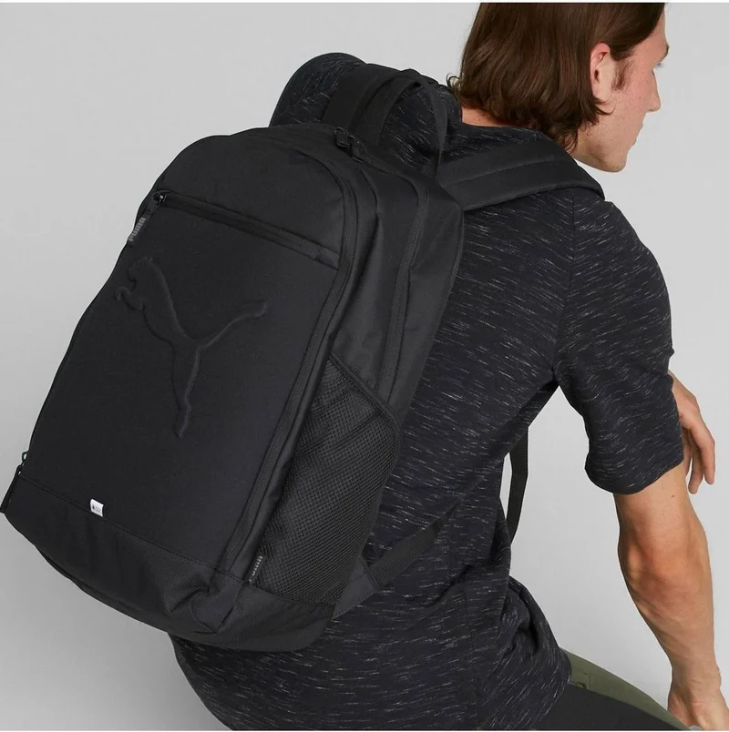 PUMA Recycled Material Buzz Backpack07913601 No Quick Dry Textile Training/Sports Water Backpack