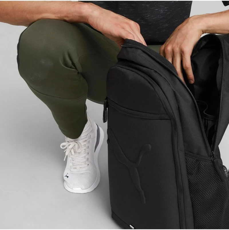 PUMA Recycled Material Buzz Backpack07913601 No Quick Dry Textile Training/Sports Water Backpack