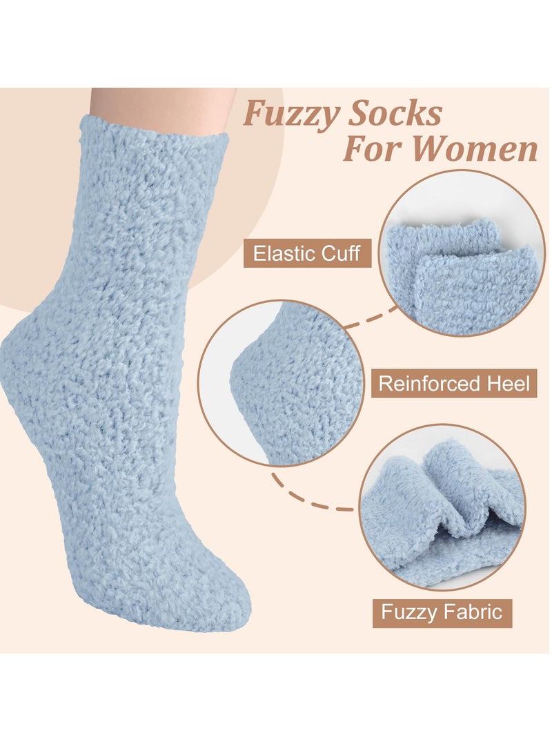 KASTWAVE Thick Wool Socks for Womens, Size 35-45 (5-10), Warm Winter Soft Thermal Socks, Cozy Winter Socks for Women Gifts (5 Pairs) - Image 3