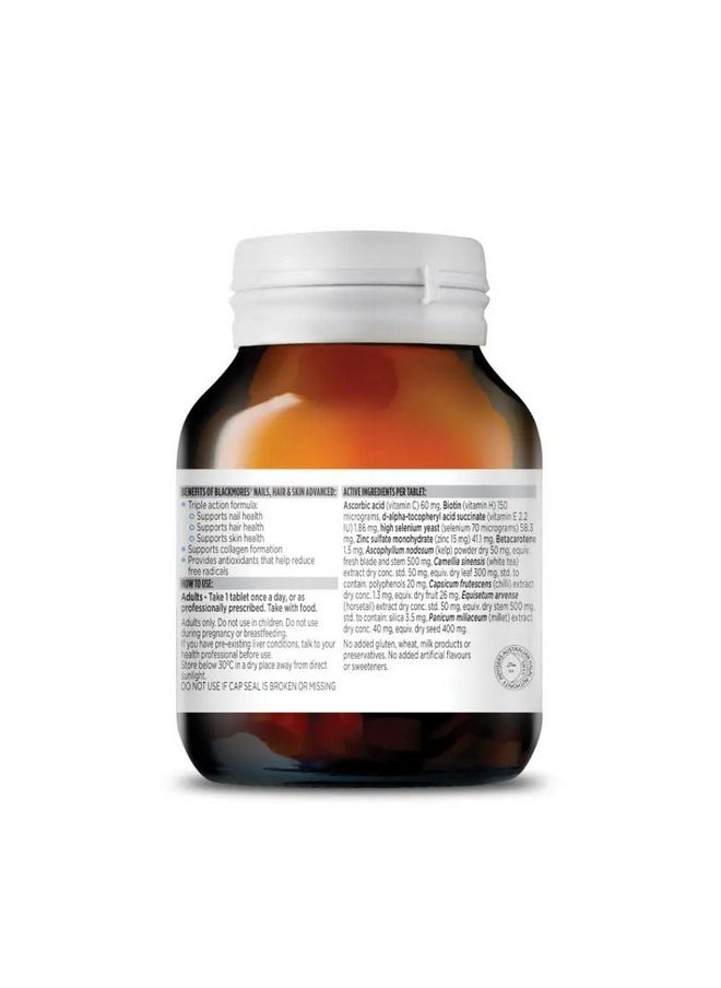 Blackmores - Blackmores Nails Hair and Skin Vitamins for Women, Made in Australia, 60 Tablets - Image 1