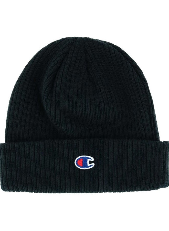 Champion Ribbed Knit Cap - CS4003 - One Size - Heather Navy - Image 2