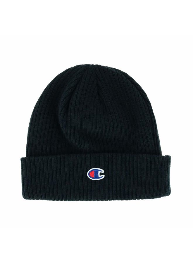 Champion Ribbed Knit Cap - CS4003 - One Size - Heather Navy - Image 1