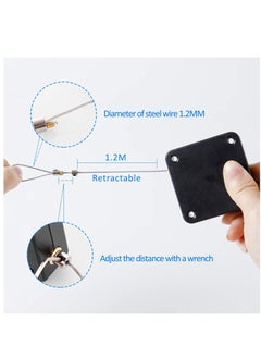 KASTWAVE Door Closer Automatic Sensor Door Closer Punch Free Spring Door Closer Residential Sliding Screen Door Closer Commercial Multifunctional Door Closer for Bedroom Storm Home 2 Pack White  - Image 5