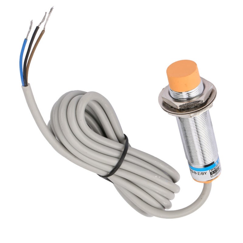 Proximity Switch 10mm Inductive Sensor Brass Nickel Plated - Shockproof Non-Contact Detection - Corrosion Resistant for Machine Tool Metallurgy Industry - Image 3