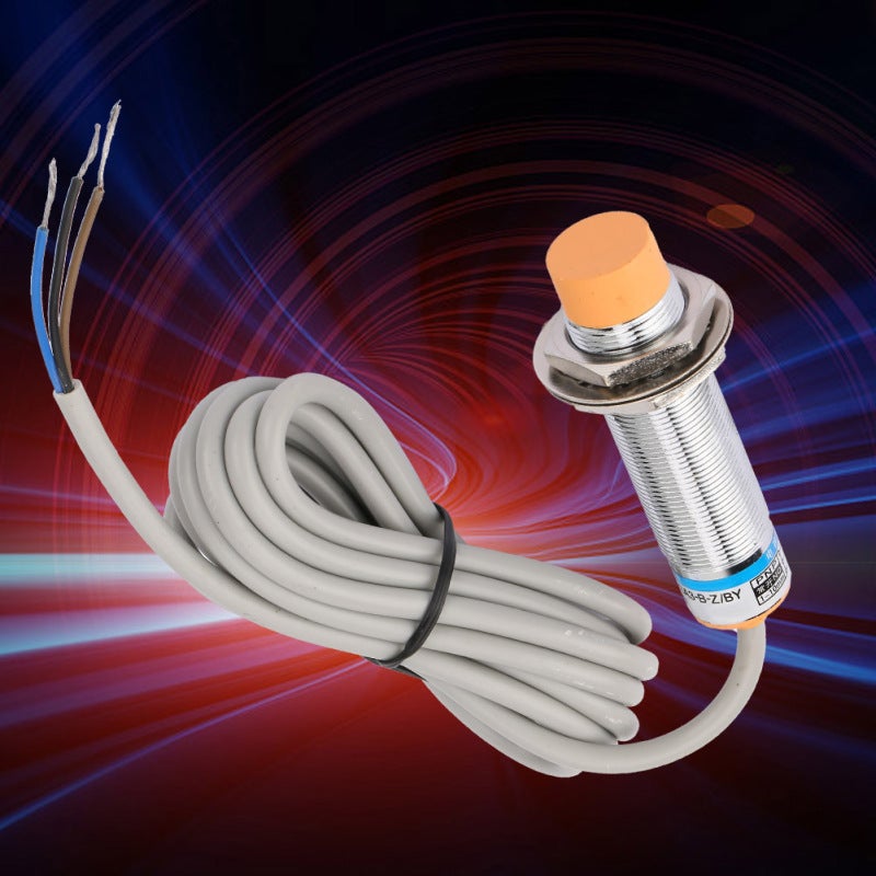 Proximity Switch 10mm Inductive Sensor Brass Nickel Plated - Shockproof Non-Contact Detection - Corrosion Resistant for Machine Tool Metallurgy Industry - Image 5