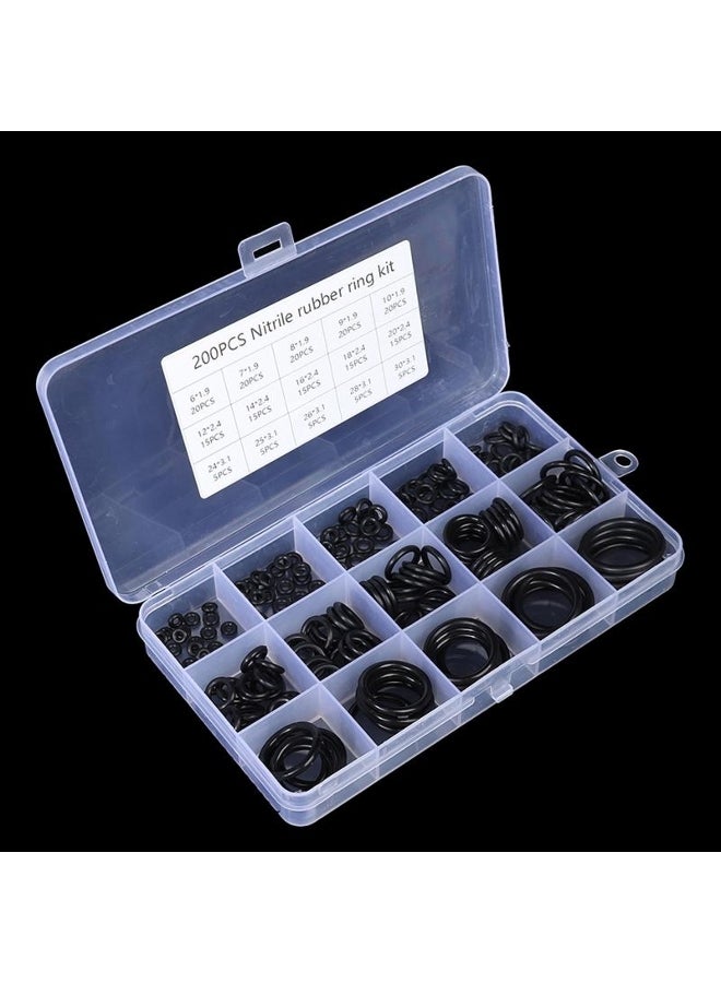 Rubber O-Ring Washer Kit for Plumbing and Hydraulic Use  - Image 1