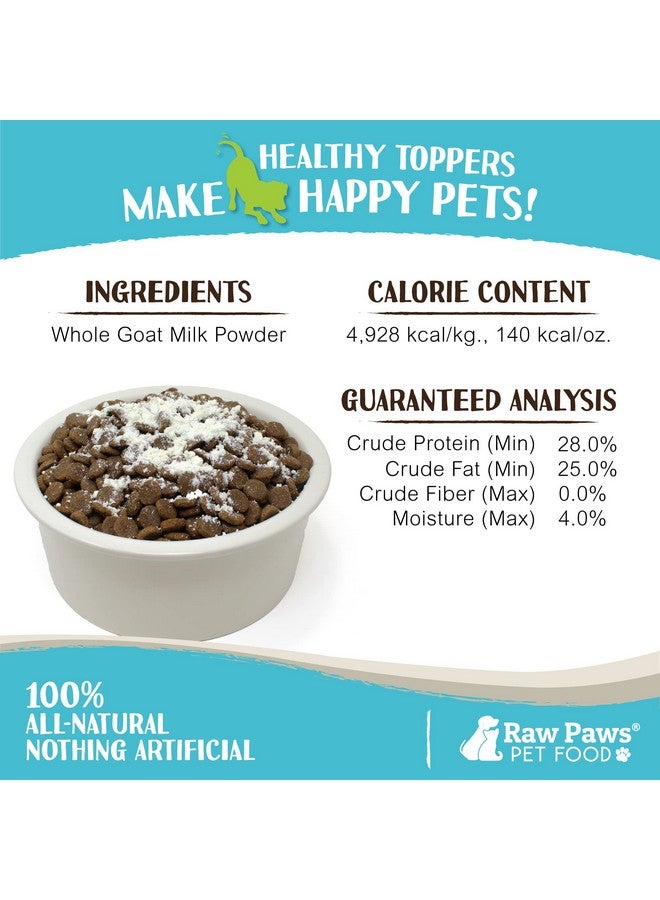 Raw Paws Boost Pet Food Topper Whole Goat Milk Powder, 3.1Oz  Made In Usa, Dog Food Toppers For Dry Food  Cat Food Toppers, Dog Food Topper Powder, Dog Food Flavor Topper, Goat Milk Gravy For Cats - Image 4