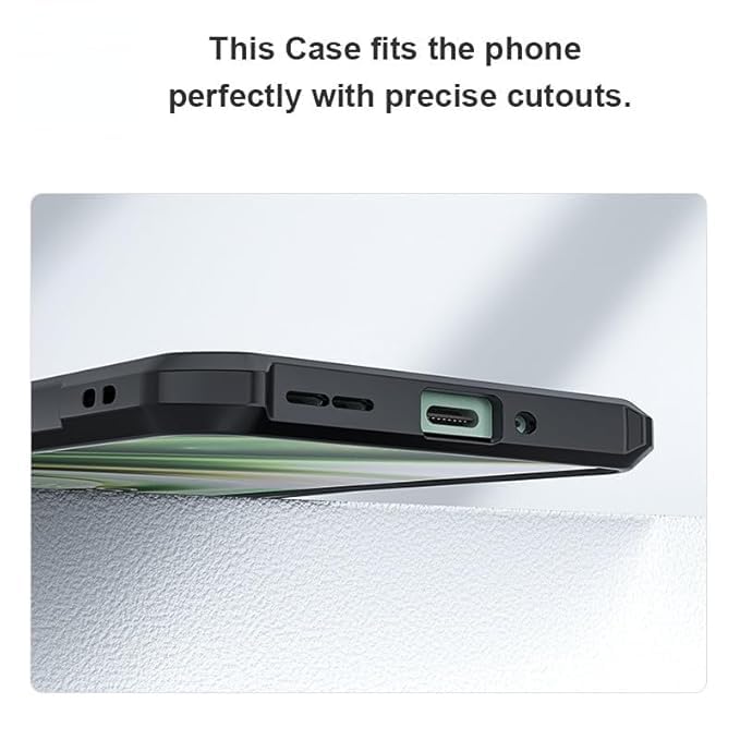 SPAZY CASE غطاء خلفي لجهاز ® Samsung Galaxy M06 5G / F06 5G | غطاء صلب شفاف من الكريستال مع حافة TPU، غطاء حماية من السقوط لجهاز Samsung Galaxy M06 5G / F06 5G - Image 2