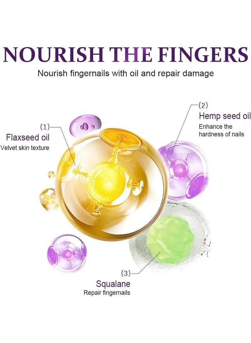 CMGTYYD 3-in-1 Cuticle Oil Pen with Ceramic Tip, Nail Treatment for Hangnails, Dry & Damaged Nails, Cuticle Pusher & Remover, Nail Care Pen - Image 3