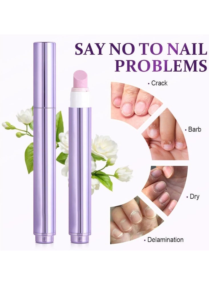 CMGTYYD 3-in-1 Cuticle Oil Pen with Ceramic Tip, Nail Treatment for Hangnails, Dry & Damaged Nails, Cuticle Pusher & Remover, Nail Care Pen - Image 2