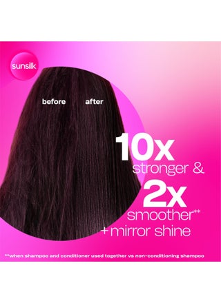 Sunsilk Shampoo Shine & Strength, 400ml + Sunsilk Conditioner Shine & Strength, 320ml, white - view 4