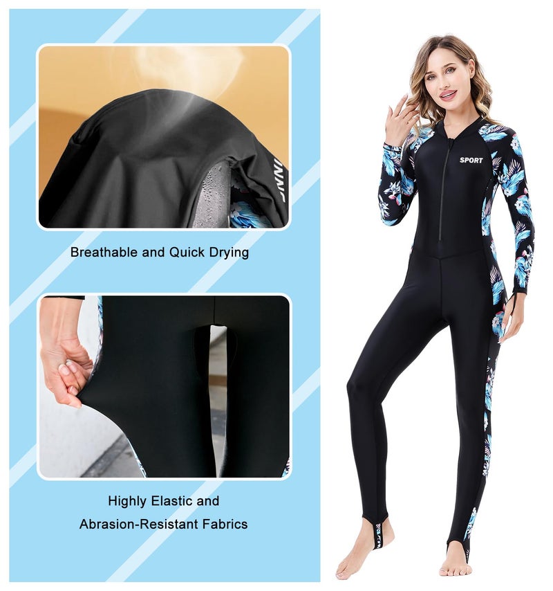 Realon Diving Skin Suit For Women Men  Full Body Scuba Dive Swimming Thin Swimsuit  One Piece Uv Protection Quick Dry Rash Guard Swimwear Surfing Snorkel Kayak Water Sport - Image 3