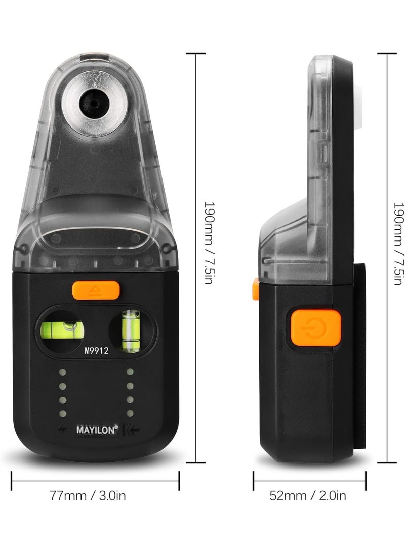 MAYILON Electric Drilling Dust Collector Level 2 In 1 Functions Household Wall Electric Suction Vacuum Drilling Dust Collector Dust Cleaning Suction Tools with Level Function 5KG Load - Image 5