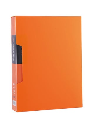 80-Pocket Clear Display Book With Case Assorted Colours - view 5