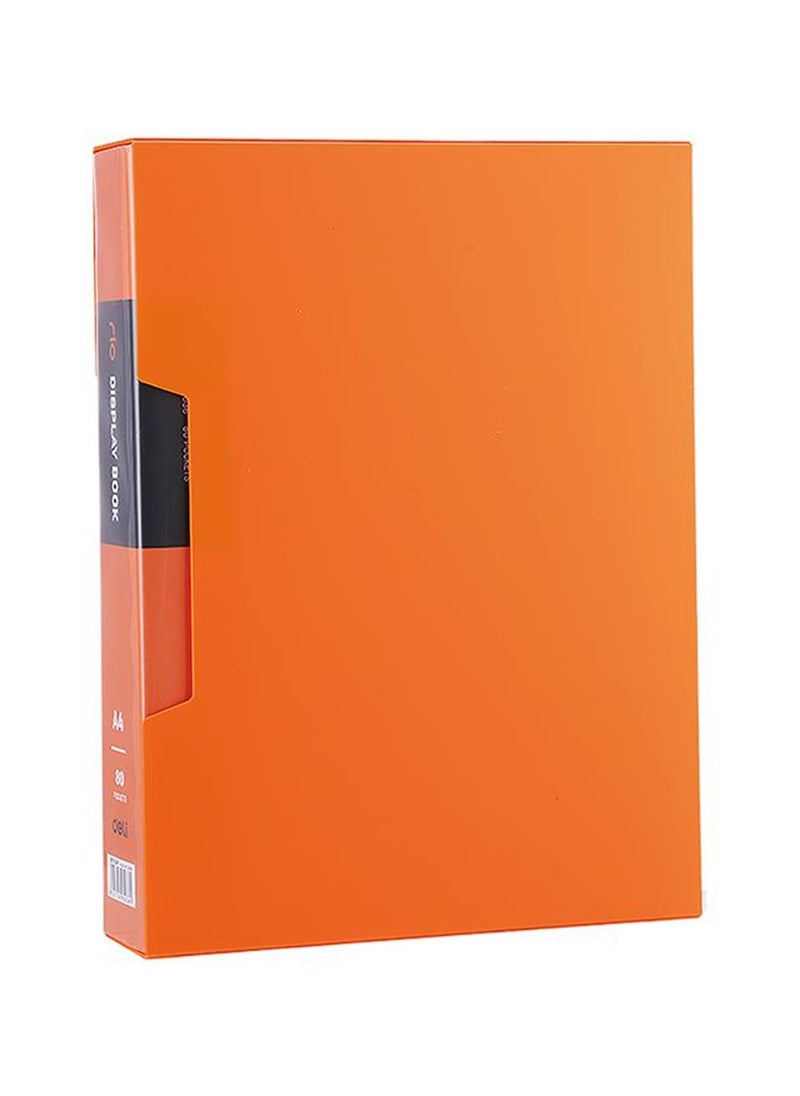 Deli 80-Pocket Clear Display Book With Case Assorted Colours  - Image 5