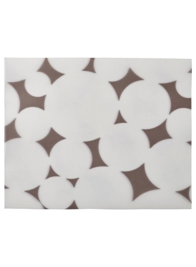 Zaboon Place mat, patterned black/white, 36x29 cm - Image 1