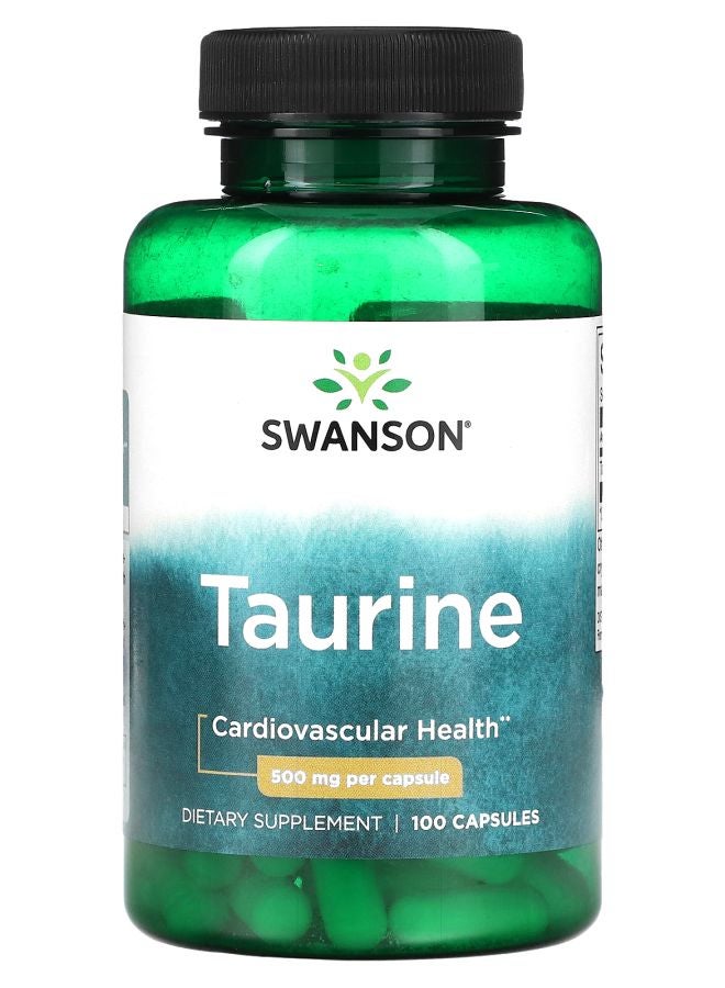 SWANSON Taurine 500 mg 100 Capsules