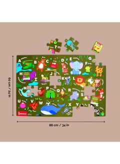 Shumee Shumee My Jumbo Floor Puzzle - Wild Friends- 30 Cards with 8 Games - 48 Pieces  - Image 5