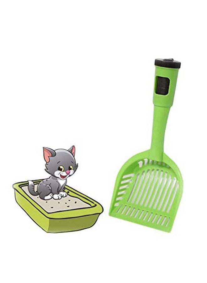 مجرفة نفايات الكلاب والقطط مع كيس نفايات مدمج (قد يختلف اللون) - Image 2