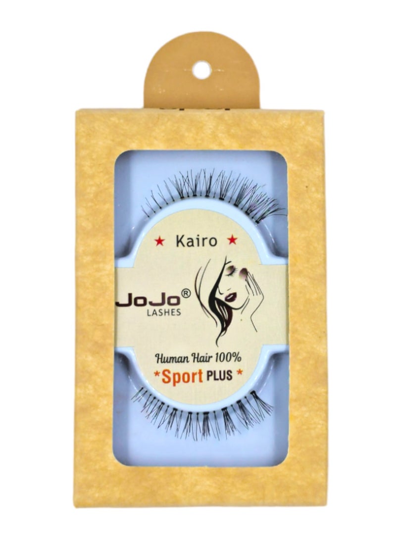 JOJO Eyelashes Human HAIR Black KAIRO - Image 5
