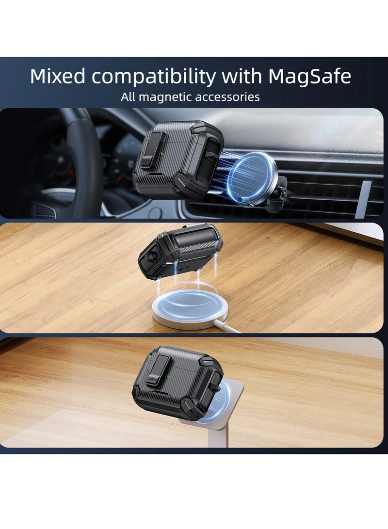 AirPods 4/AirPods Pro/AirPods Pro 2/AirPods Pro 3 protective case, magsafe，phone holder, pop-up headphone case,earphone protecter，headphone protecter，earphone case - Image 5