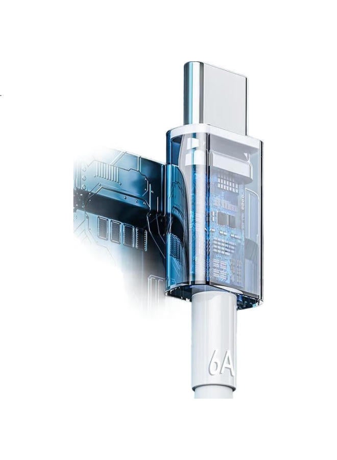 trendsetter كابل شحن سريع 67 واط/120 واط مناسب لأجهزة شاومي 6 أمبير شحن سريع لأجهزة شاومي 15/14 ألترا/13/12/11، ريدمي K80/70/60/نوت 11/12/13/برو - Image 1