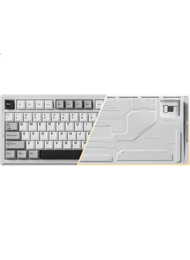 Ikbc Wireless Mechanical Keyboard Wired Bluetooth Three Modes Rgb Customizable High Appearance Value Gaming E-Sports Office Computer K99 Tri-Spell 45G - Image 2