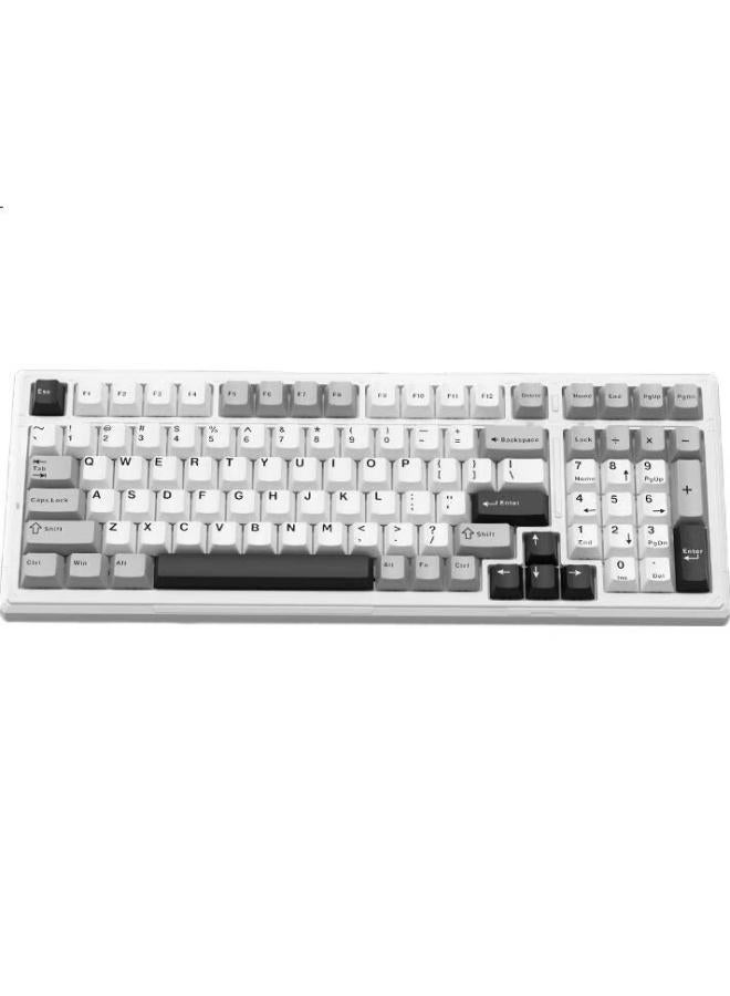Ikbc Wireless Mechanical Keyboard Wired Bluetooth Three Modes Rgb Customizable High Appearance Value Gaming E-Sports Office Computer K99 Tri-Spell 45G - Image 3