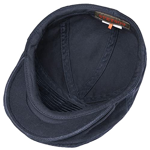 Stetson Paradise Cotton Flat Cap Men Blue 7 1/2-7 5/8 - Image 5