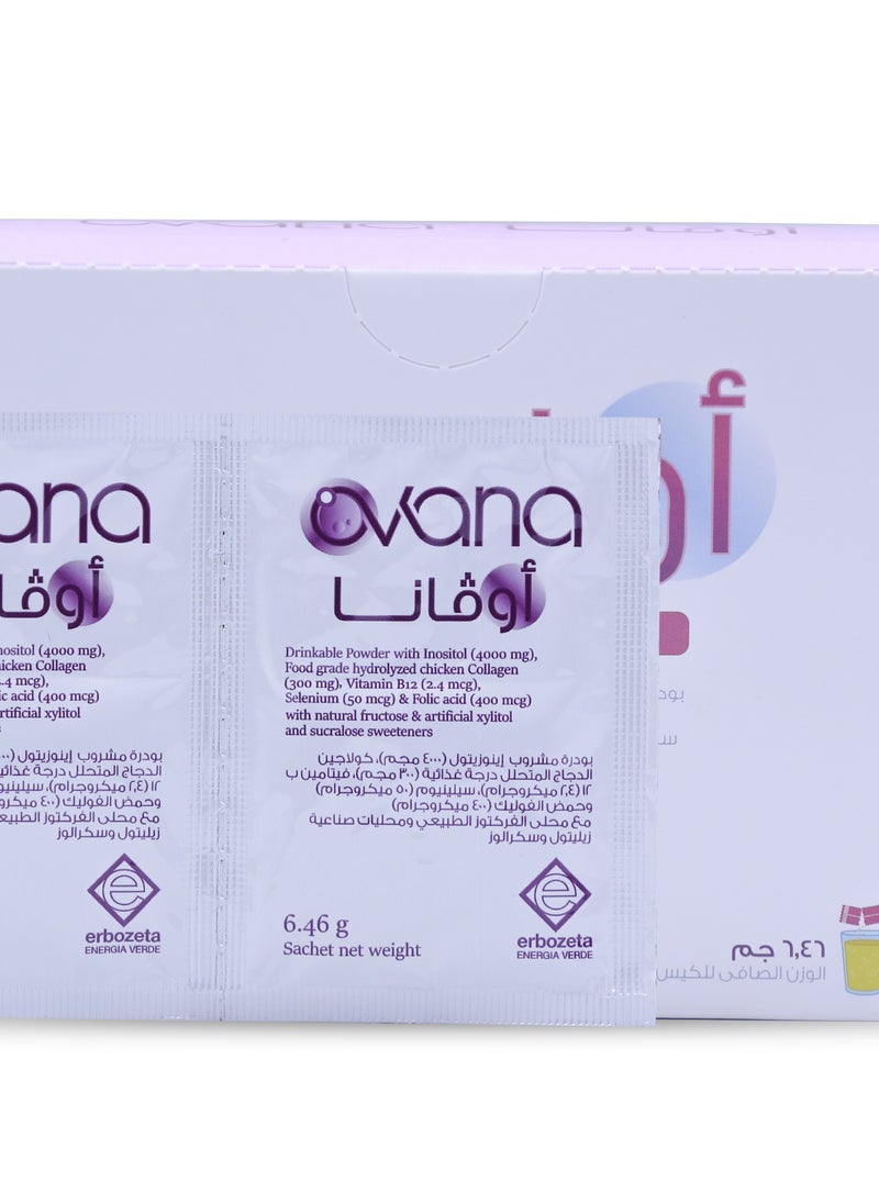 Sulinda Ovana, Inostol, Collagen, 20 Sachets Food Supplements  - Image 4