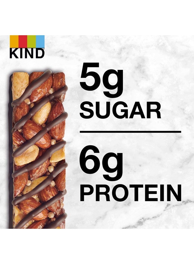 KIND Bars, Dark Chocolate Nuts and Sea Salt, Healthy Snacks, Gluten Free, Low Sugar, 6g Protein, 12 Count - Image 5
